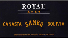 Royal 313799 Canasta Samba Bolivia Playing Cards