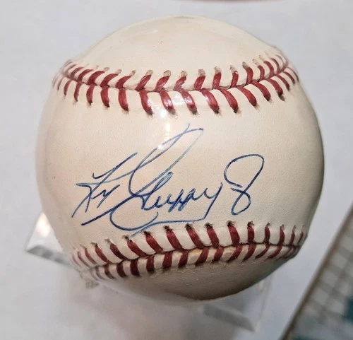 Ken Griffey Jr. Signed Baseball Official 1995 World Series Rawlings