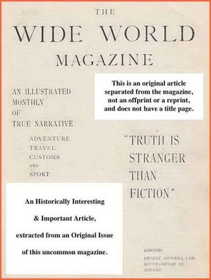THE STRANGE ORDER OF THE DERVISHES. THE FANATIC EASTERN MOSLEM SECT. WIDE WORLD