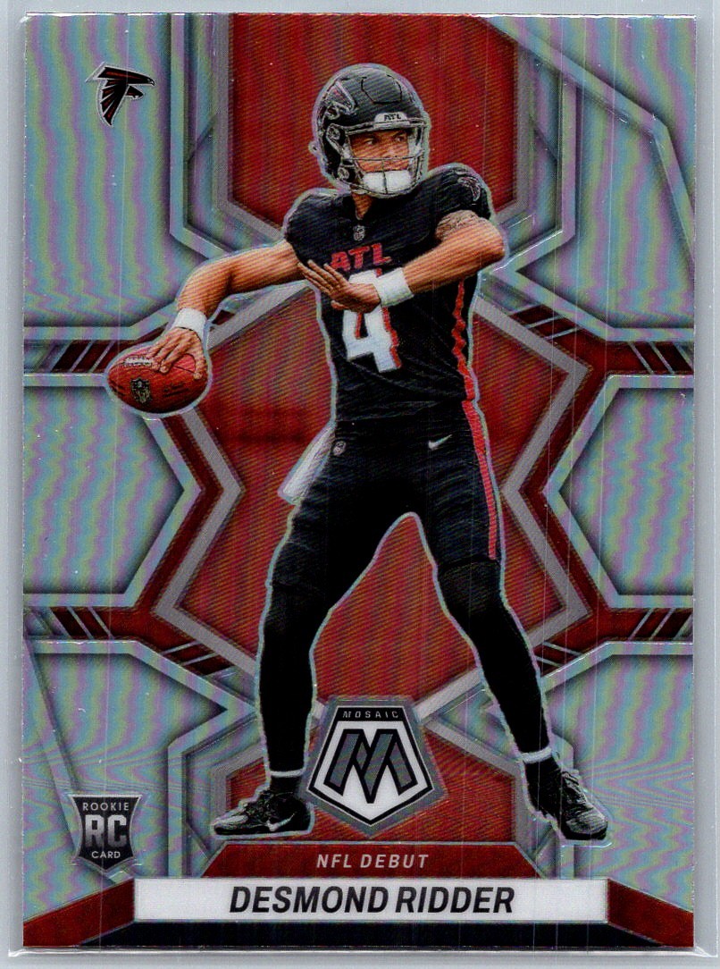 Desmond Ridder 2022 Panini Mosaic Silver RC Rookie #271 Atlanta Falcons