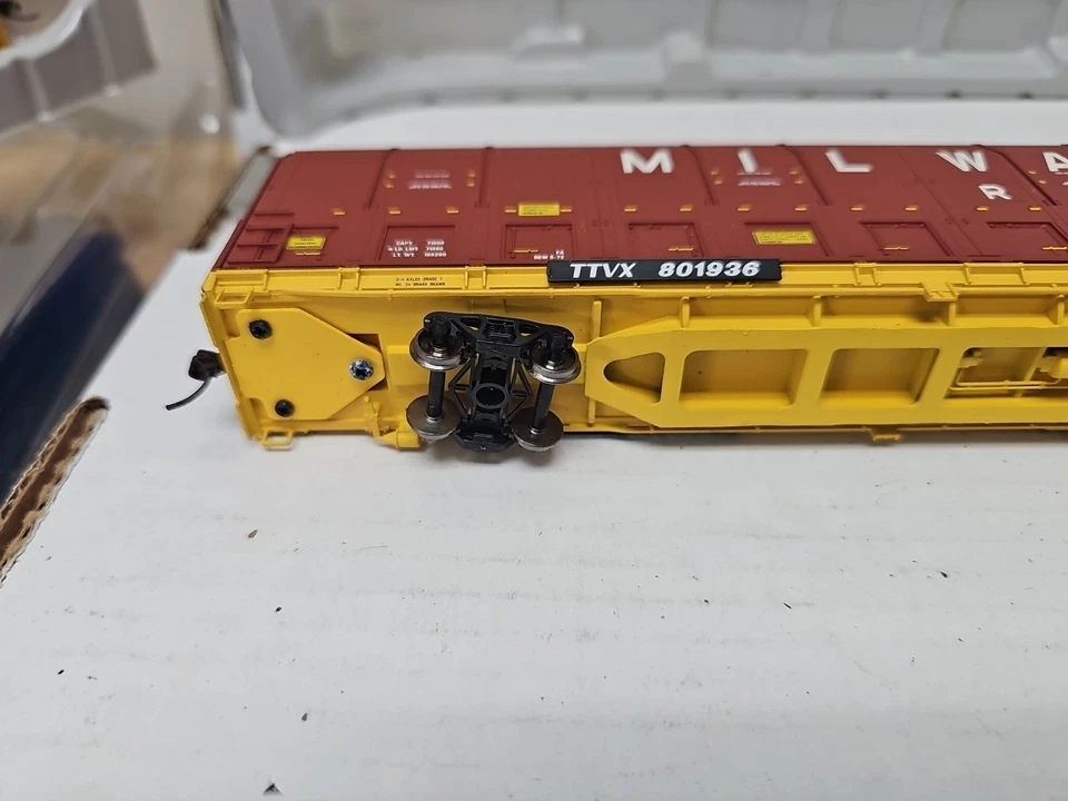 Exactrail EE-1203-3 Milwaukee Road Vert-A-Pac Automobile Car Metal Wheels Read - Image 4 of 4