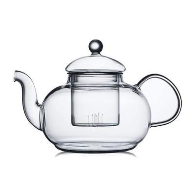 CnGlass 33.8oz Glass Teapot with Removable Infuser,Stovetop Safe Tea Kettle,B...