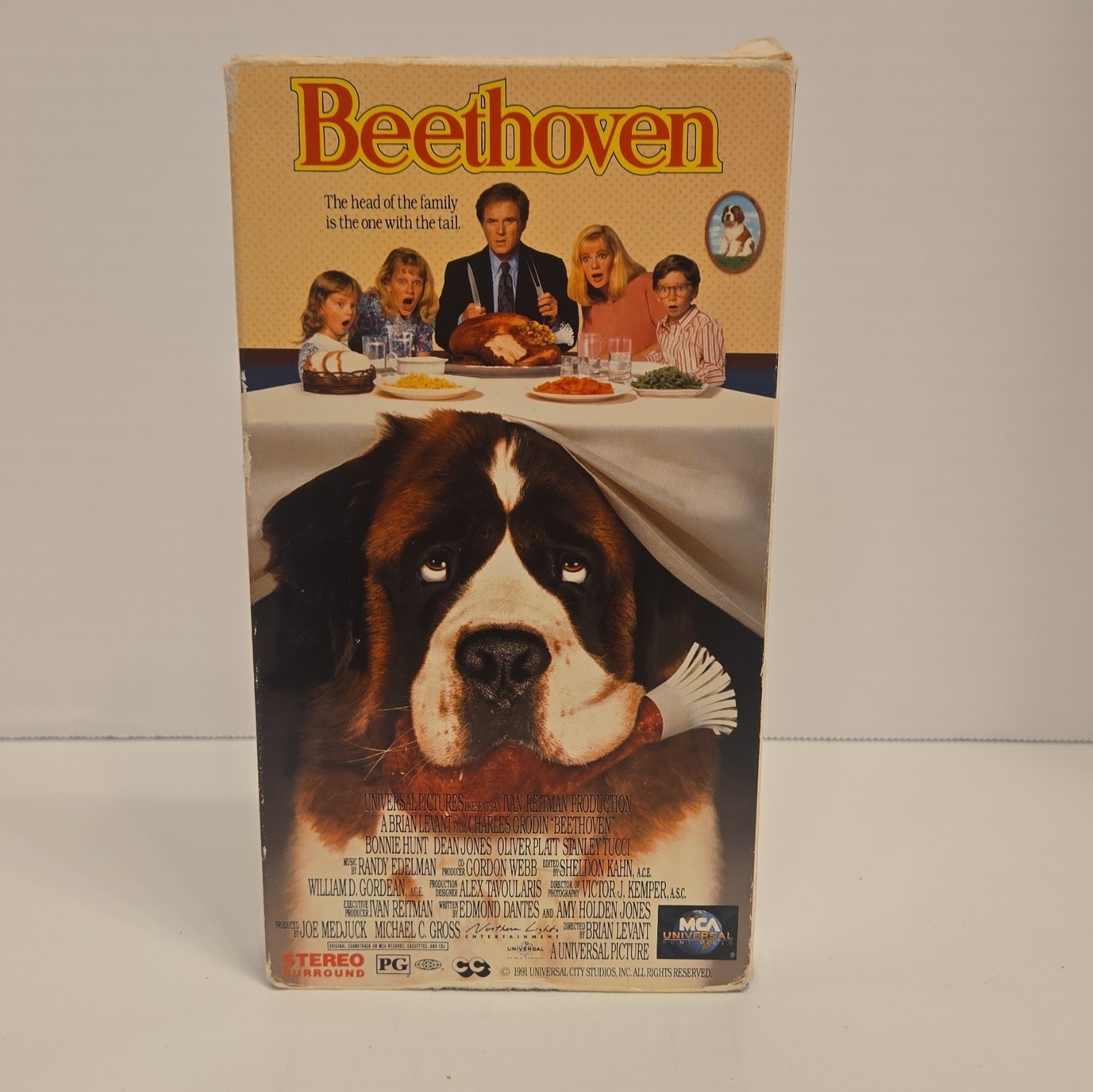 MCA Universal Home Video Beethoven VHS 1992 Full Screen NTSC PG English CC