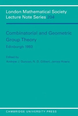 A. Duncan | Combinatorial and Geometric Group Theory, Edinburgh 1993 | Buch