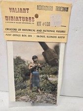 Vtg New In Pack Valiant Metal Model Kit #188 Montagnard Tribesman Soldier