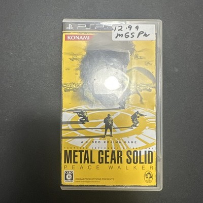 Metal Gear Solid: Peace Walker PSP PlayStation PORTABLE NO MANUAL-SEE PHOTOS PAL