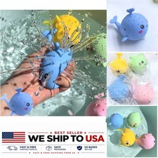Baby Bath Toys Sponge Water Absorbing Whale Squeezing Stress Relief Toys Summer