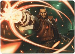Barret Wallace #8 Art Card - Final Fantasy Art Series MTG