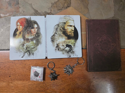 The Witcher 3 Wild Hunt Collection - Steelbook Plus Merch