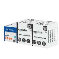Pen Gear Copy Paper, 8.5" x 11", 92 Bright White, 20 lb 10 Ream Case 5,000 Sheet