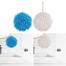 Chenille Hand Towel Bathroom Absorbent Towel Decor Portable Reusable Hand Wash