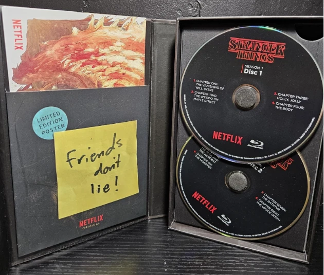 BRAND NEW STRANGER THINGS SEASON 1 COLLECTOR'S EDITION BLU-RAY DVD DISC BOX SET - Image 3 of 4