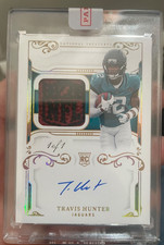 Travis Hunter National Treasures RPA NFL Shield 1/1 