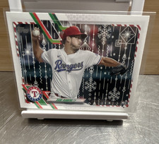 Topps Holiday Dane Dunning Rookie #HW65 Texas Rangers MLB Baseball Card. rookie card picture