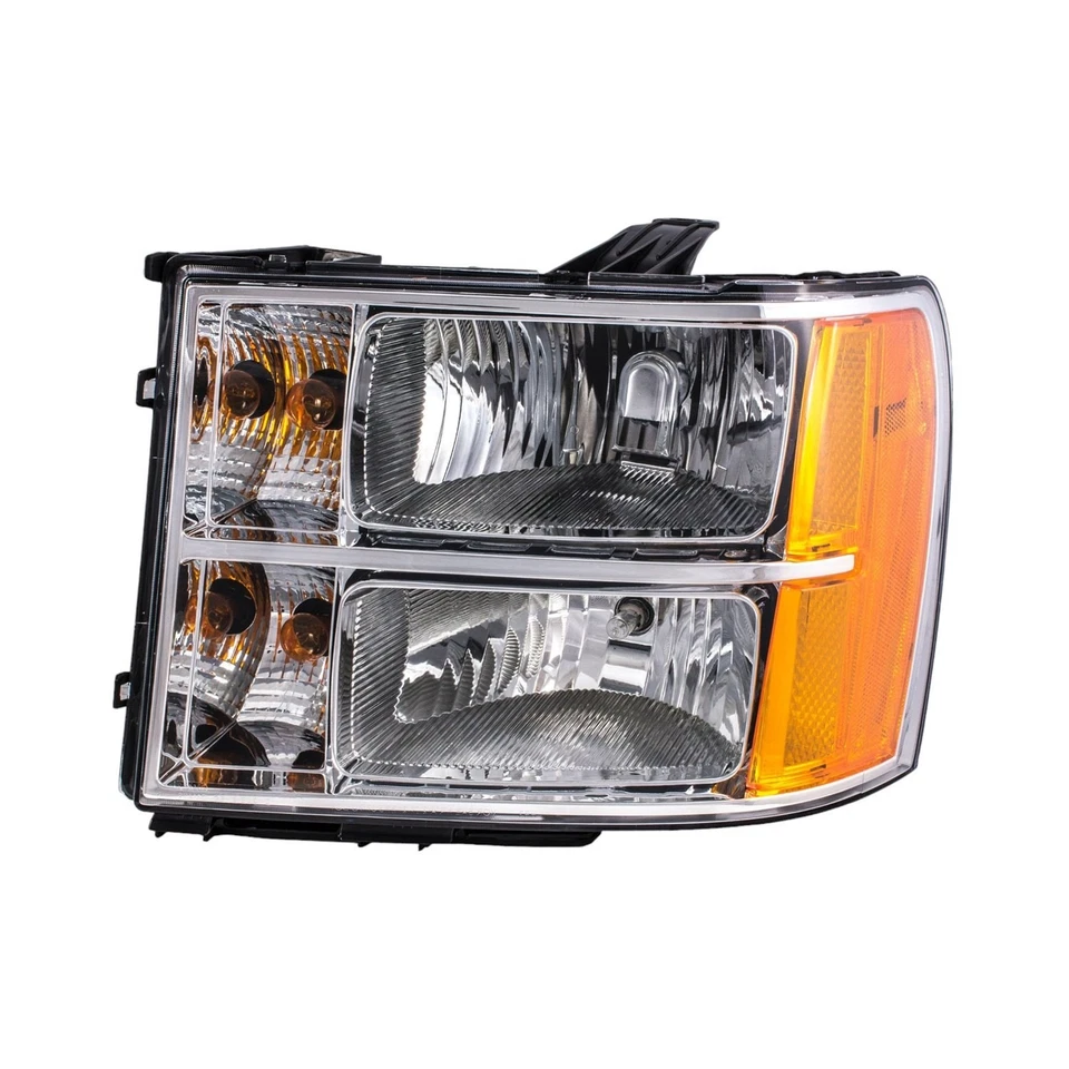 For GMC Sierra 2500 HD 07-14 4-Piece Kit (Driver and Passenger Side Headlights, Foto 3 de 4