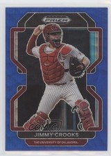 2022 Panini Prizm Draft Picks Blue Wave Jimmy Crooks III #PDP127 0c3e