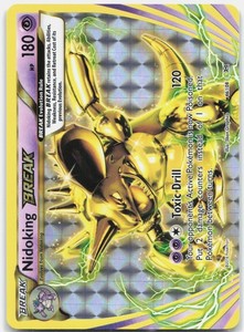Nidoking BREAK 46/108 XY Evolutions Holo Rare Pokémon Card
