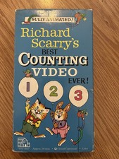 Richard Scarry's Best Counting Video Ever 1989 VHS