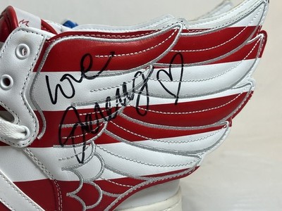 Jeremy Scott Wings 2.0, SZ 9M,hand signed by JS at Shoebiz in SF 8