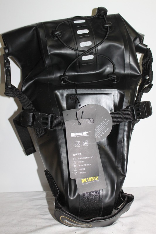 NWT Rhinowalk Bike Saddle Bag Waterproof 5L Foldable Reflective Cycling Pannier