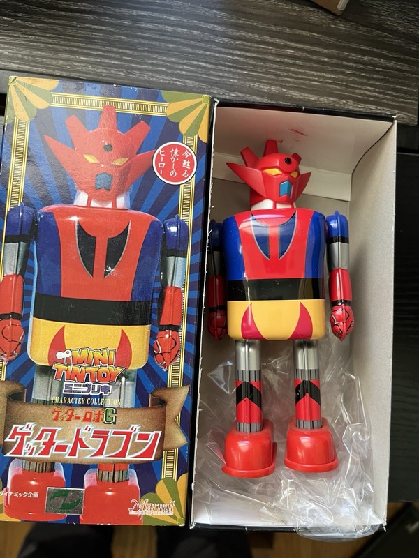 Marmit Dragun Getter Robo Mini Tin Robot