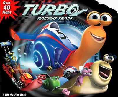 DreamWorks Turbo Racing Team (1) (Lift-the Flap) - board book Dreamworks Tur...