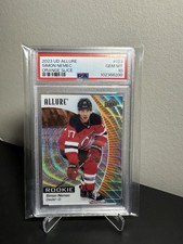 Simon Nemec Orange Slice Rookie SP PSA 10 POP 2 2023-24 Upper Deck Allure