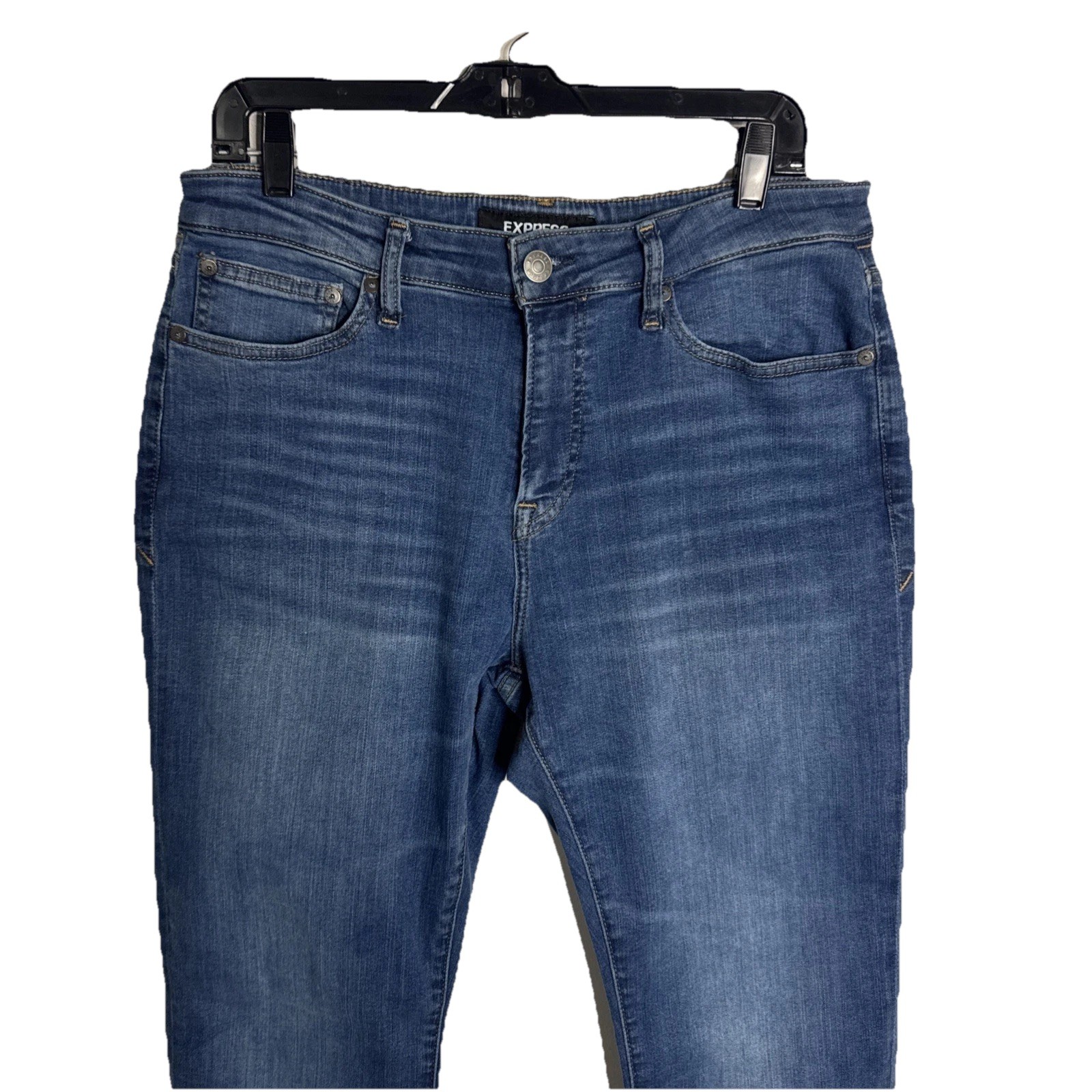 Express Classic Straight Hyper Stretch Plus Jeans… - image 3