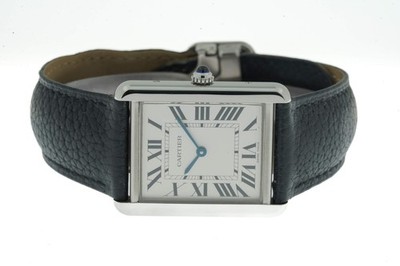 Cartier Tank Solo WSTA0028 3169 Silver Dial 34.8mm 08/2017 11950U