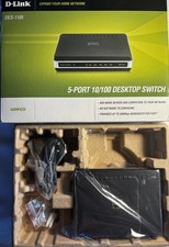 D-Link DES-1105 5-Port Fast Ethernet LAN Netw...