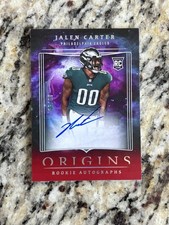 2023 Panini Origins - Rookie Autographs Jalen Carter #RAJCA Red /99 (AU, RC)
