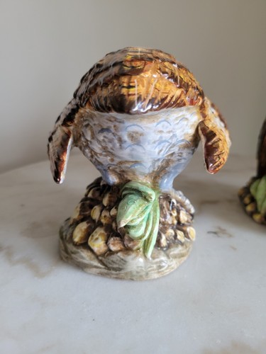 Majolica Pair of Partridges Made in Italy - Picture 4 of 12