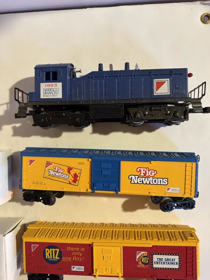 Lionel O Gauge Nibisco Brands Company Train Set Ritz Chips Ahoy! Fig Newtons - Image 3 of 4