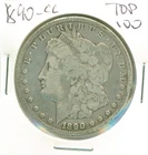 1890-CC TOP 100 "Tailbar" - circulated condition - very hard to find variety!