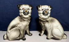 Pair of Vintage Staffordshire Style Porcelain...