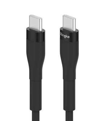 Ringke USB Type C to Type-C Cable Tangle Free Fast Charging Connector Cord