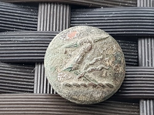 Lovely bronze complete 18 hundreds Livery button. Please read description L64k