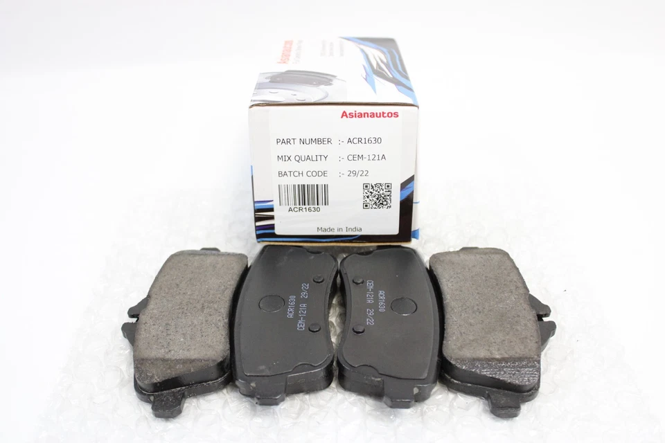 Pastillas de freno traseras de cerámica completa Asianautos para Mercedes Benz SLK55 AMG 2012-2016 Foto 2 de 4