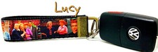 Lucy Key Fob Wristlet Keychain 1"wide Zipper pull Camera strap 