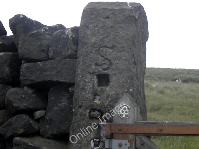 Photo 12x8 Boundary Gate detail Mankinholes S for Sowerby. c2010