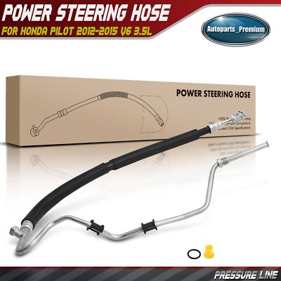 A-Premium Tuyau De Direction Assistée Compatible Avec Honda Pilot 2012-2015 V6 3,5 L Pompe à Engrenage/pignon De Crémaillère De Rechange # 53713SZAA51 - View #8