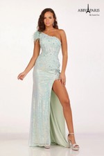 Authentic Lucci Lu 90256-Color: Mint-Size 8- Prom Dress