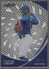 2022 Chronicles Clear Vision Baseball Francisco Lindor #5 RC New York Mets 10/50