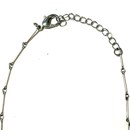 Silver Tone 444 Angels Love Support Guidance Luck Spiritual Guardian Necklace - Picture 6 of 7