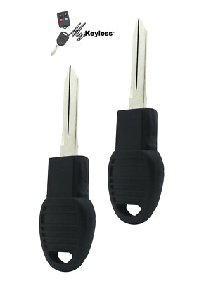 New Pair of Chrysler Dodge Jeep Uncut Transponder Chip Ignition Key Blade Y170-P