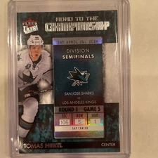 2014-15 Fleer Ultra Road to the Championship Tomas Hertl (Round 1 4/26/14)