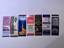 VTG Old Las Vegas Casino Matchbook Lot Barbary Coast Hacienda Binions Golden Gat