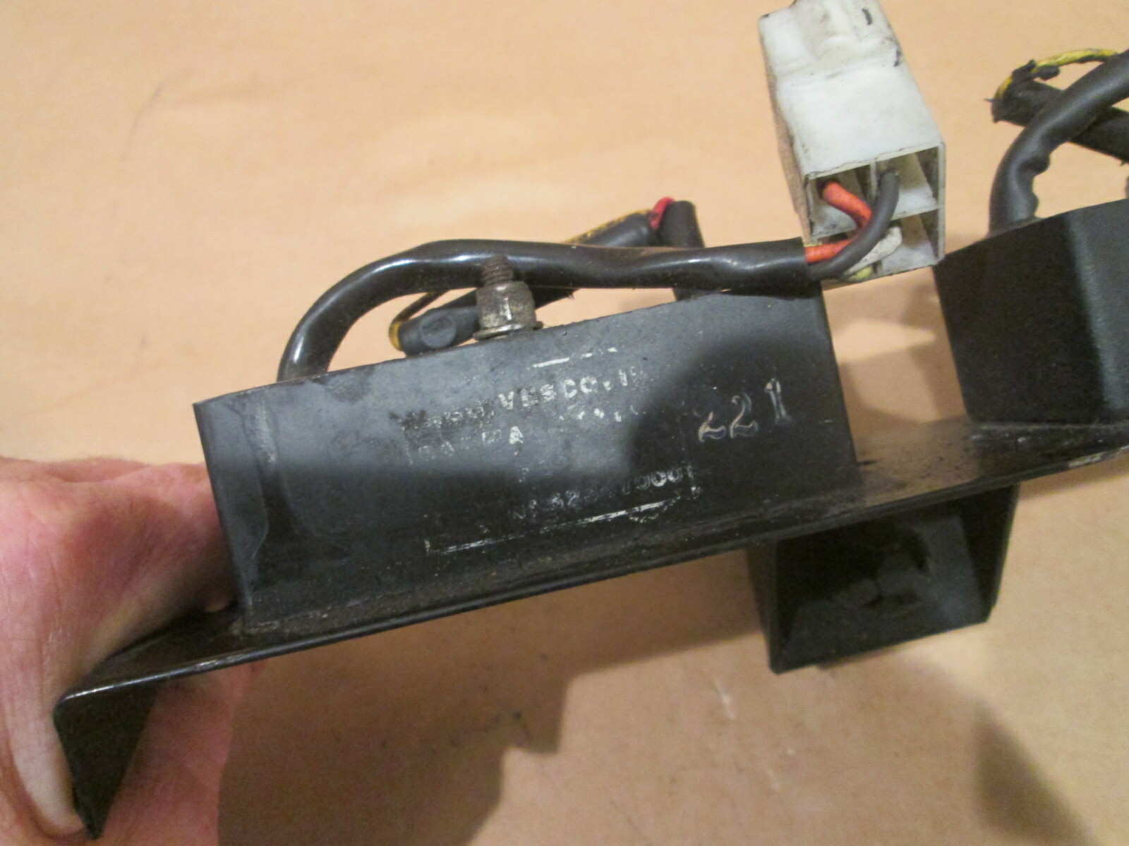 Ferrari Testarossa -Catalytic Converter Control Units & Bracket  - P/N 62347000