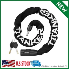 Candado Para Moto Motocicleta Bicicleta Cadena Con Lock Seguro Seguridad Chain