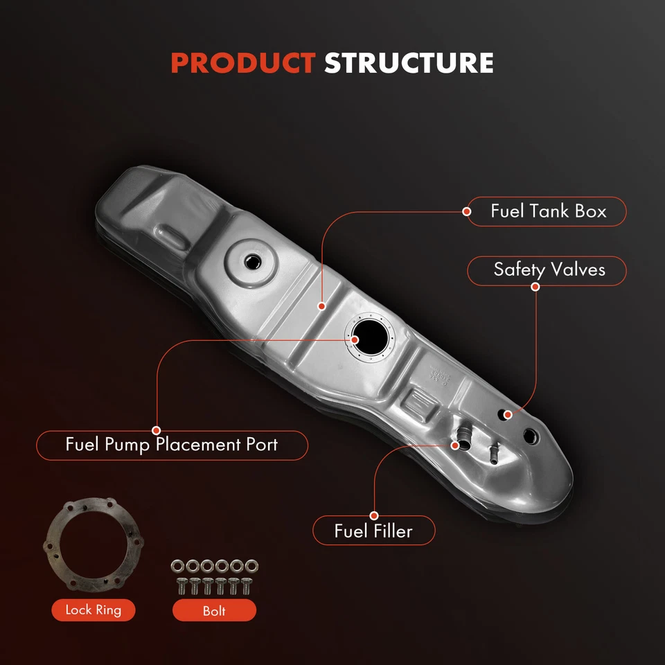 Tanque de combustible de 30,5 galones para Ford F-150 F-250 1997-1998 F-250 HD 1997 F65Z9002GH Foto 2 de 4